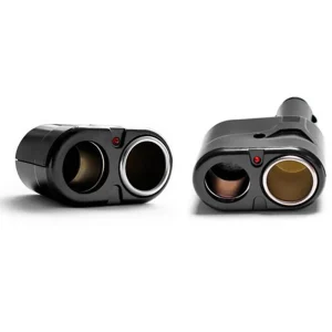 Aansteker/Autolader Splitter Van 1 Naar 2 Zwart