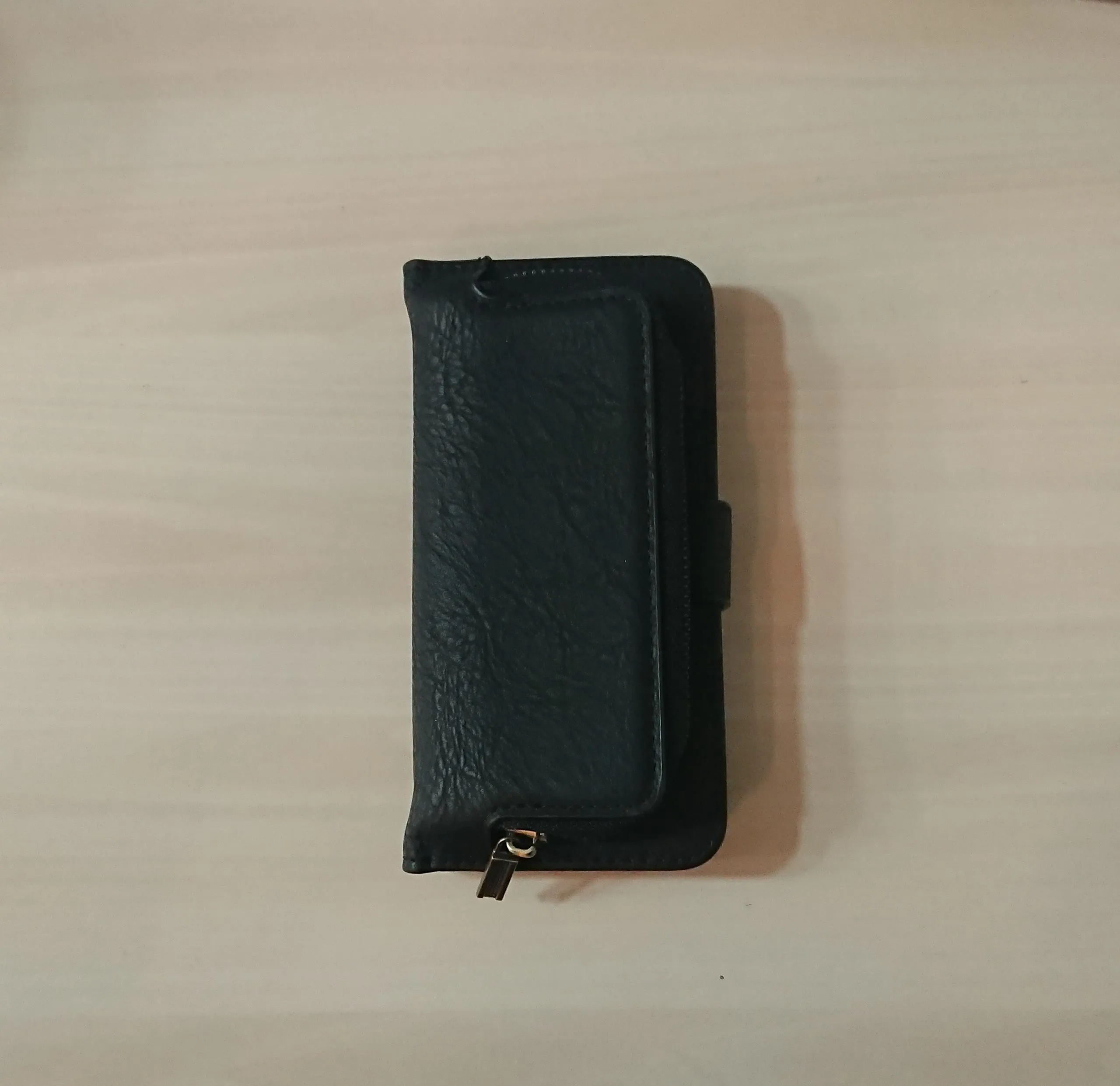 Iphone 6 en 6S Walletcase Zwart - Afbeelding 2