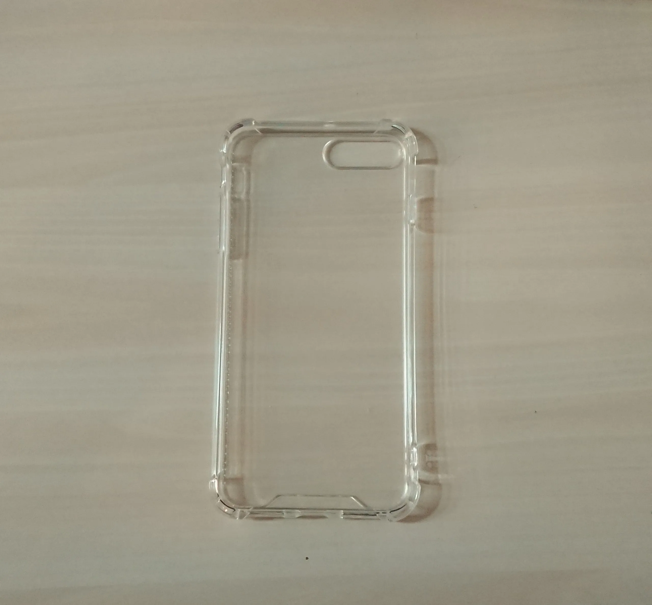 Iphone 7 & 8 Plus Extra Stevige Silicone Backcover Transparant - Afbeelding 3
