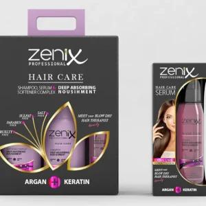 Zenix Argan & Keratin Haarkit – Shampoo, Serum & Treatment Set