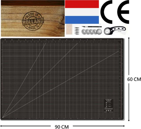 ZenXstore Snijmat Set A1/A2 – Inclusief Naaiaccessoires & Hobbymat - Afbeelding 3