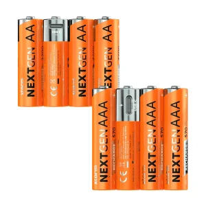 AAA + AA Bundel Oplaadbare Batterijen